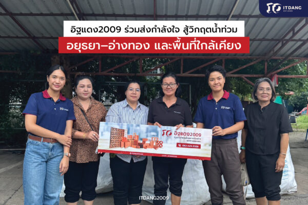 อิฐแดงช่วยนน้ำท่วม