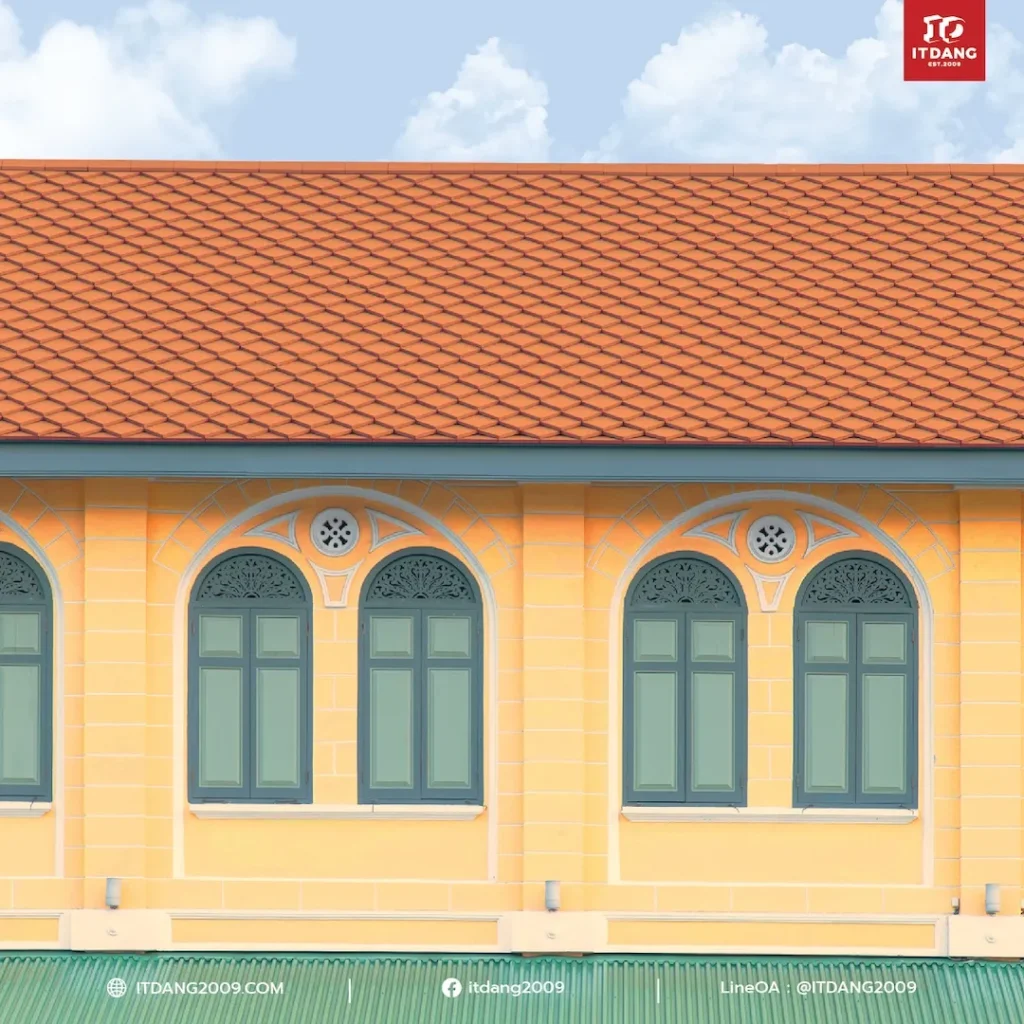 กระเบื้องดินเผามุงหลังคาทรงว่าว: เรียบง่ายแต่ทรงพลัง