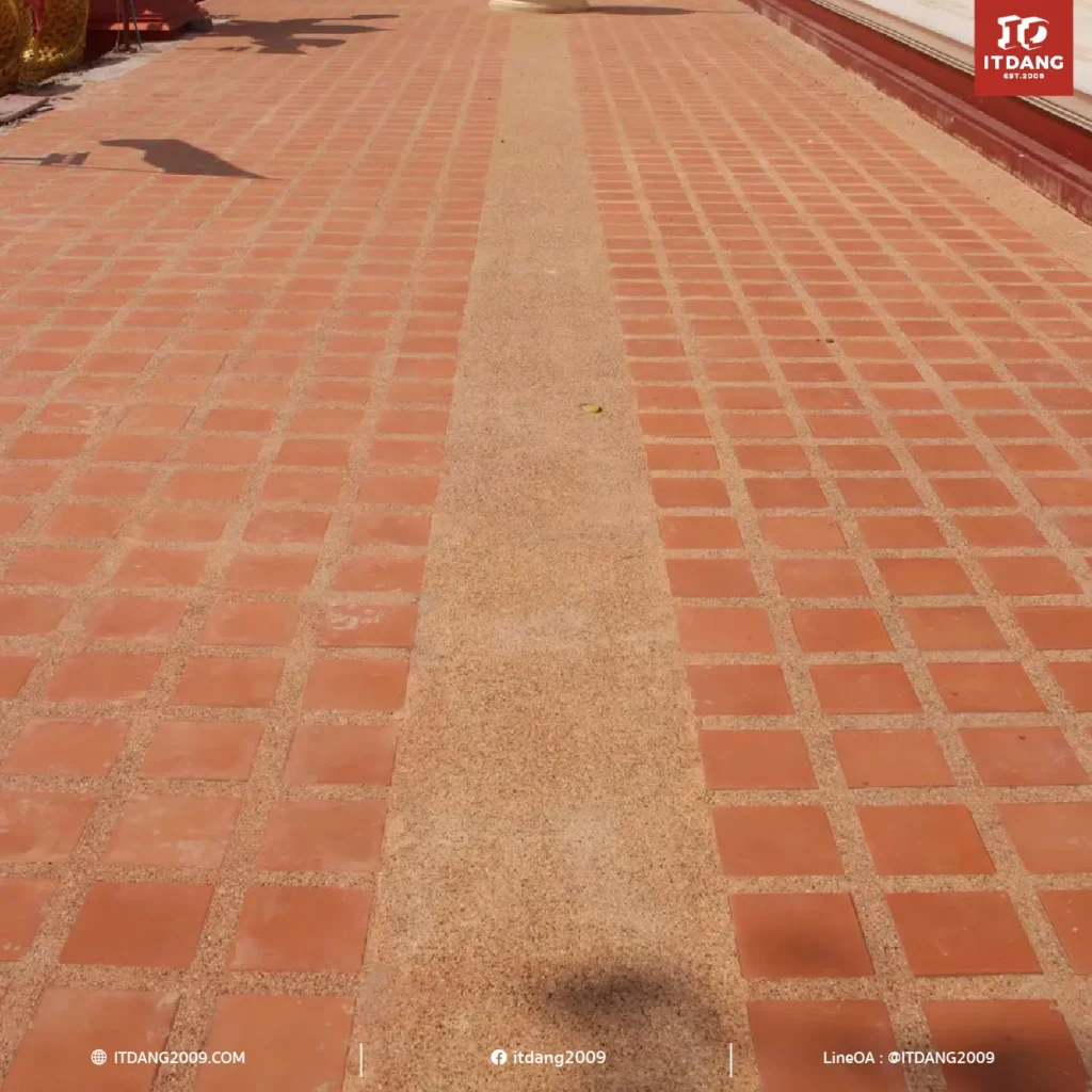 กระเบื้องดินเผา สีธรรมชาติ